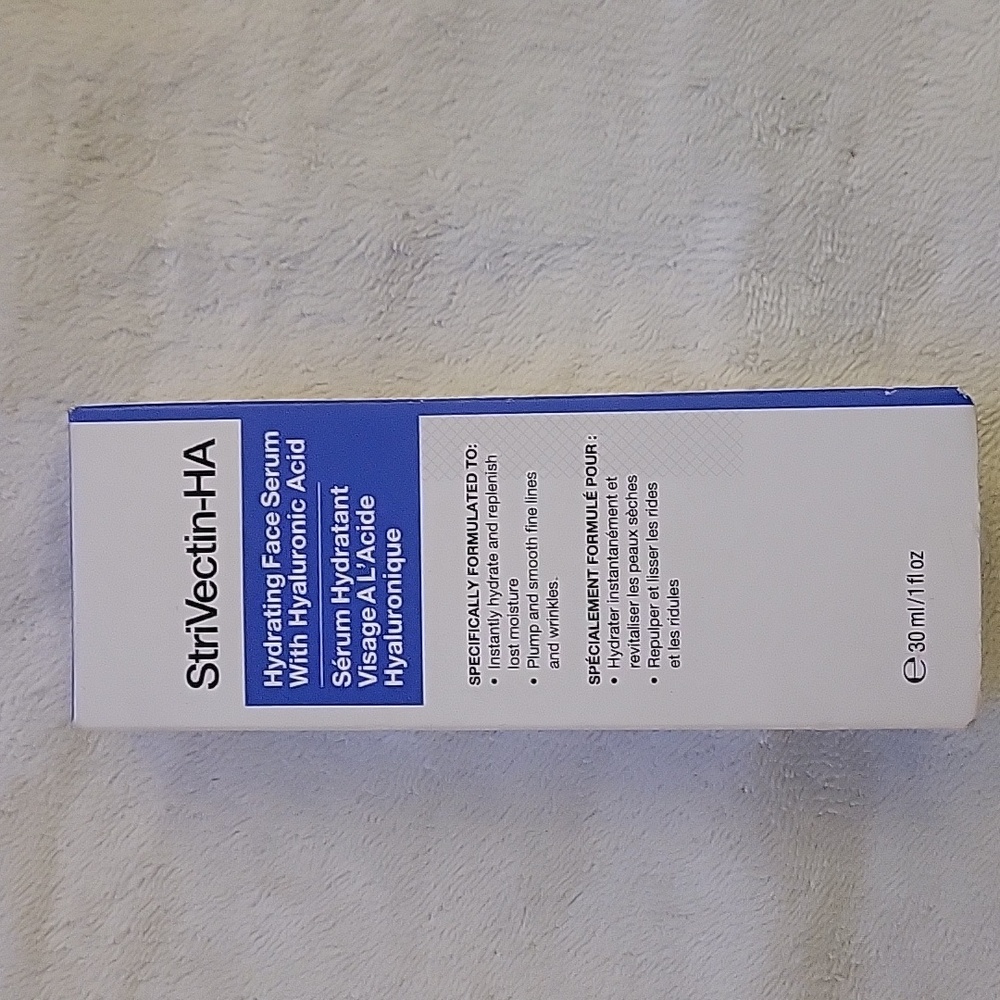 STRIVECTIN-HA Hydrating Face Serum 1oz  New never used - packaging shows wear